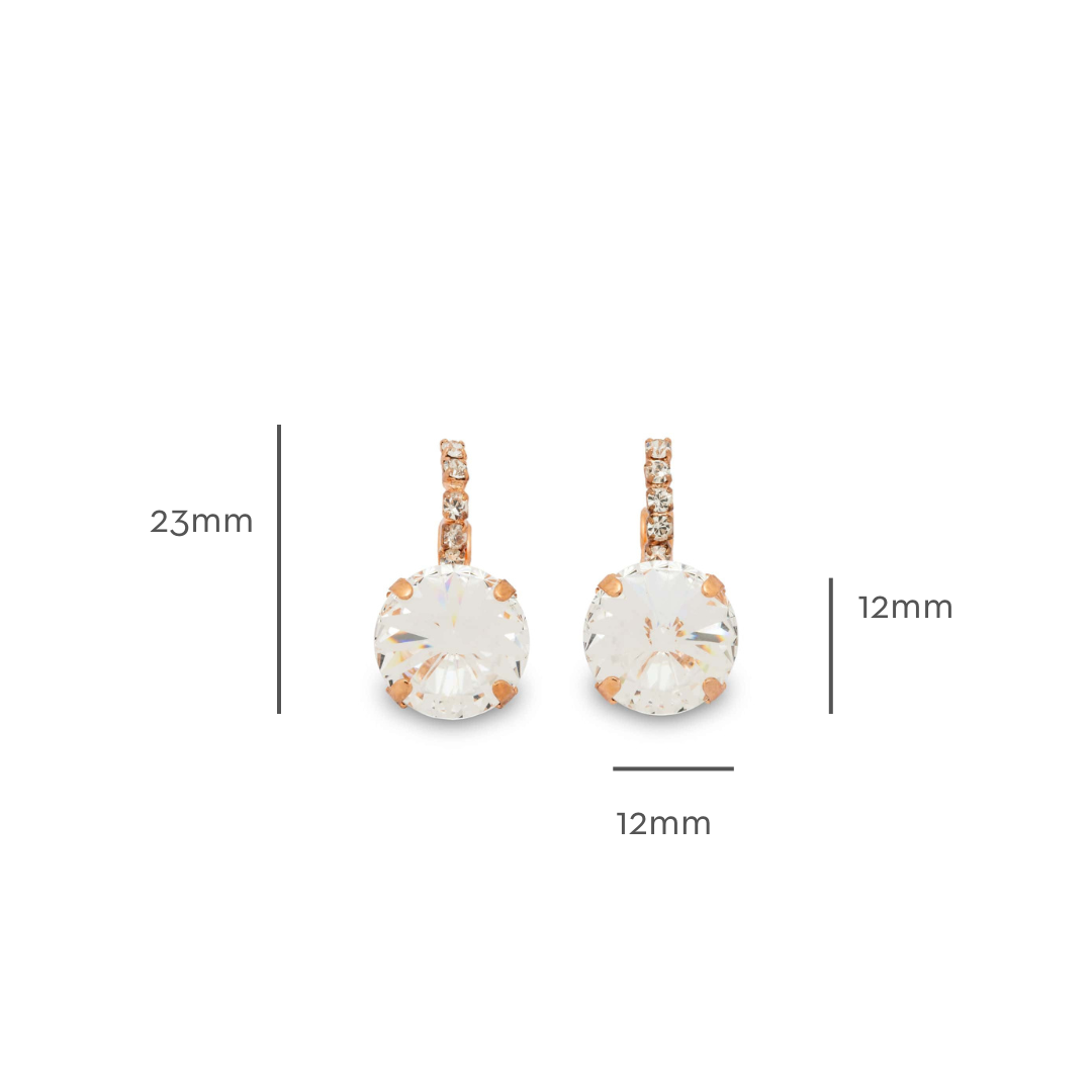 Amelie Earrings Crystal