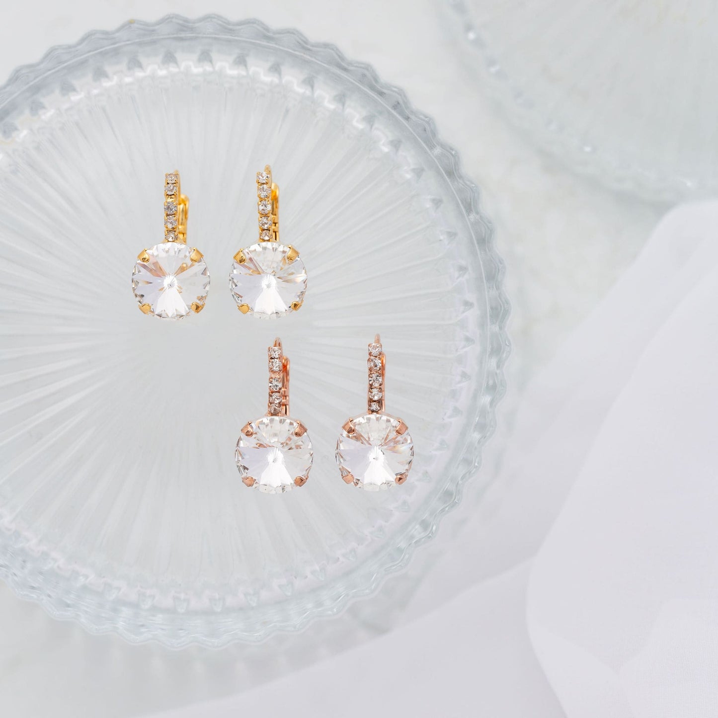 Amelie Earrings Crystal