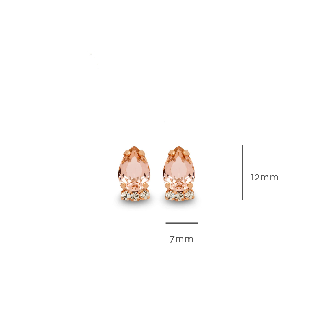 Charlotte Earrings Vintage Rose