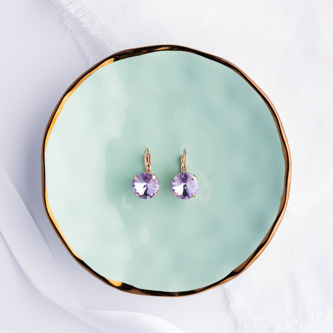 Elise Earrings Violet