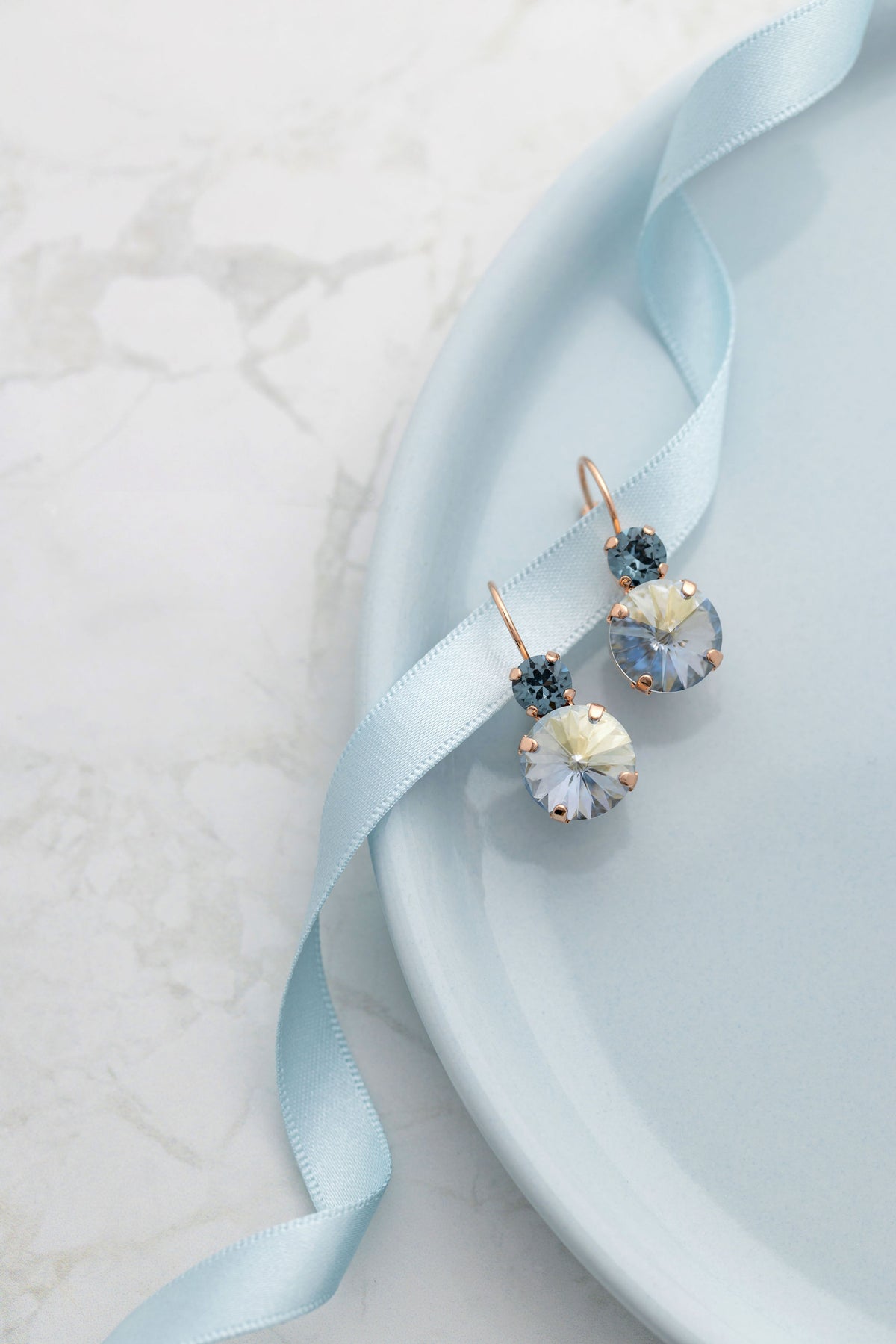 Gisele Earrings Blue Shade