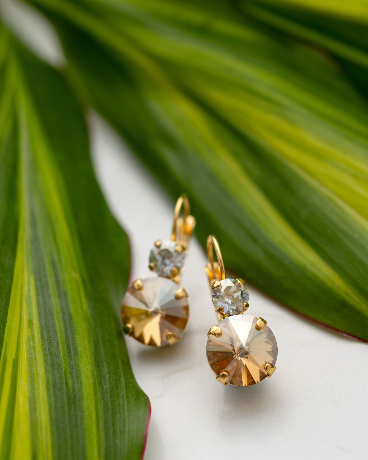 Gisele Earrings Golden Shadow