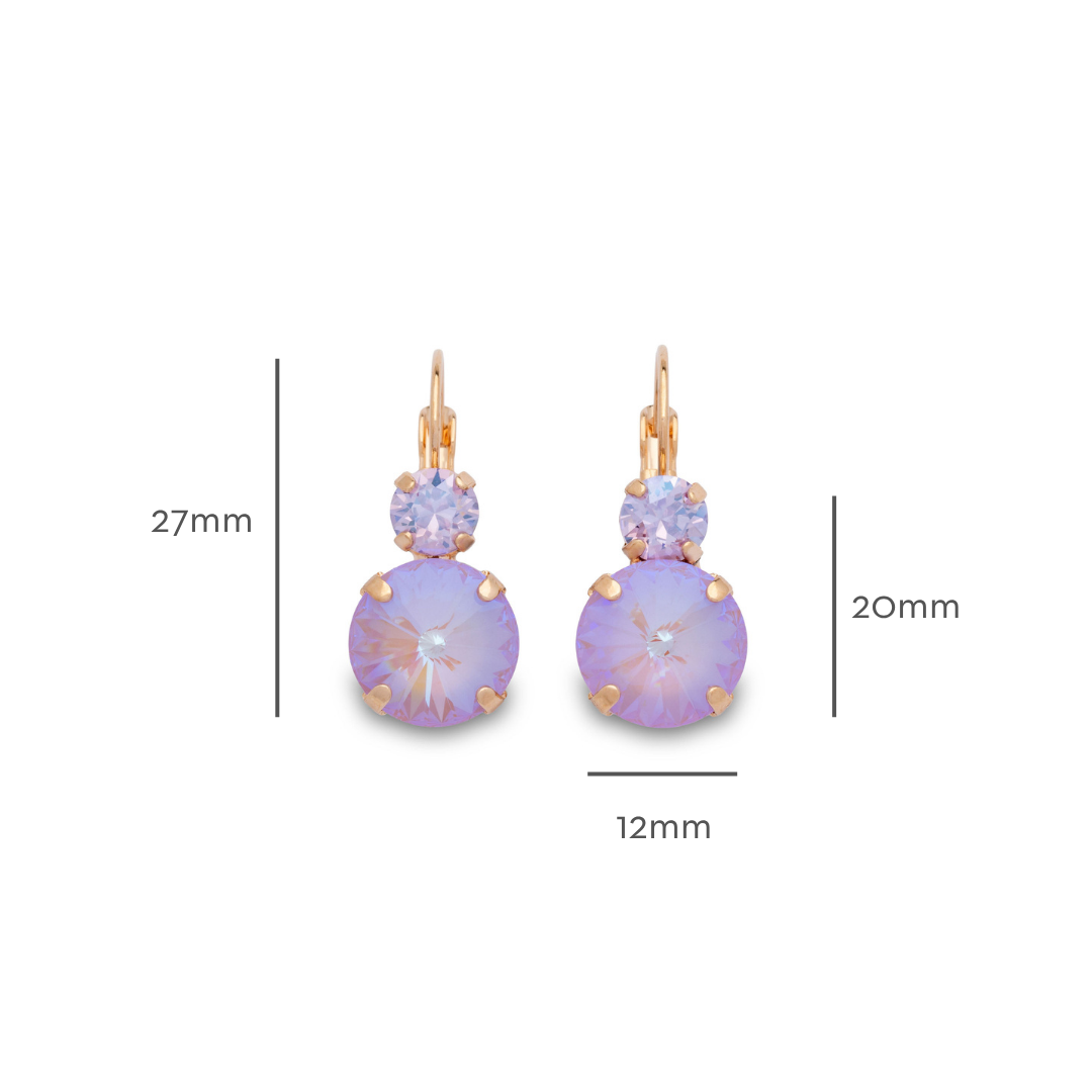 Gisele Earrings Lavender Delite