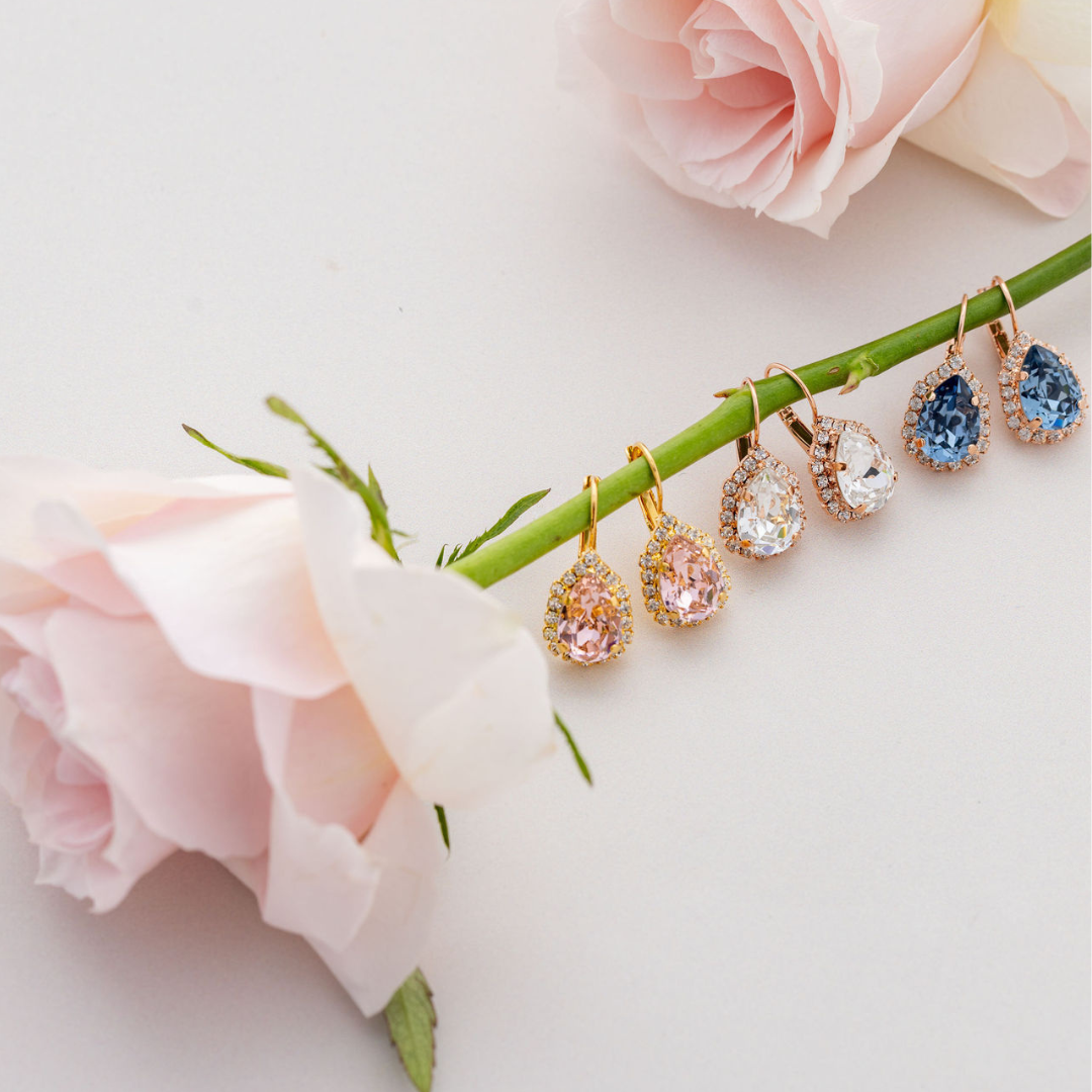 Simone Earrings Denim Blue