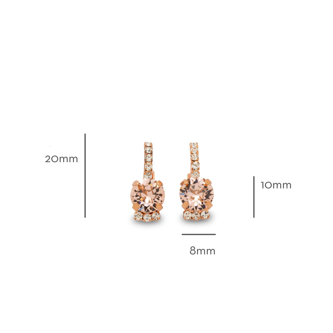 Adelaide Earrings Vintage Rose