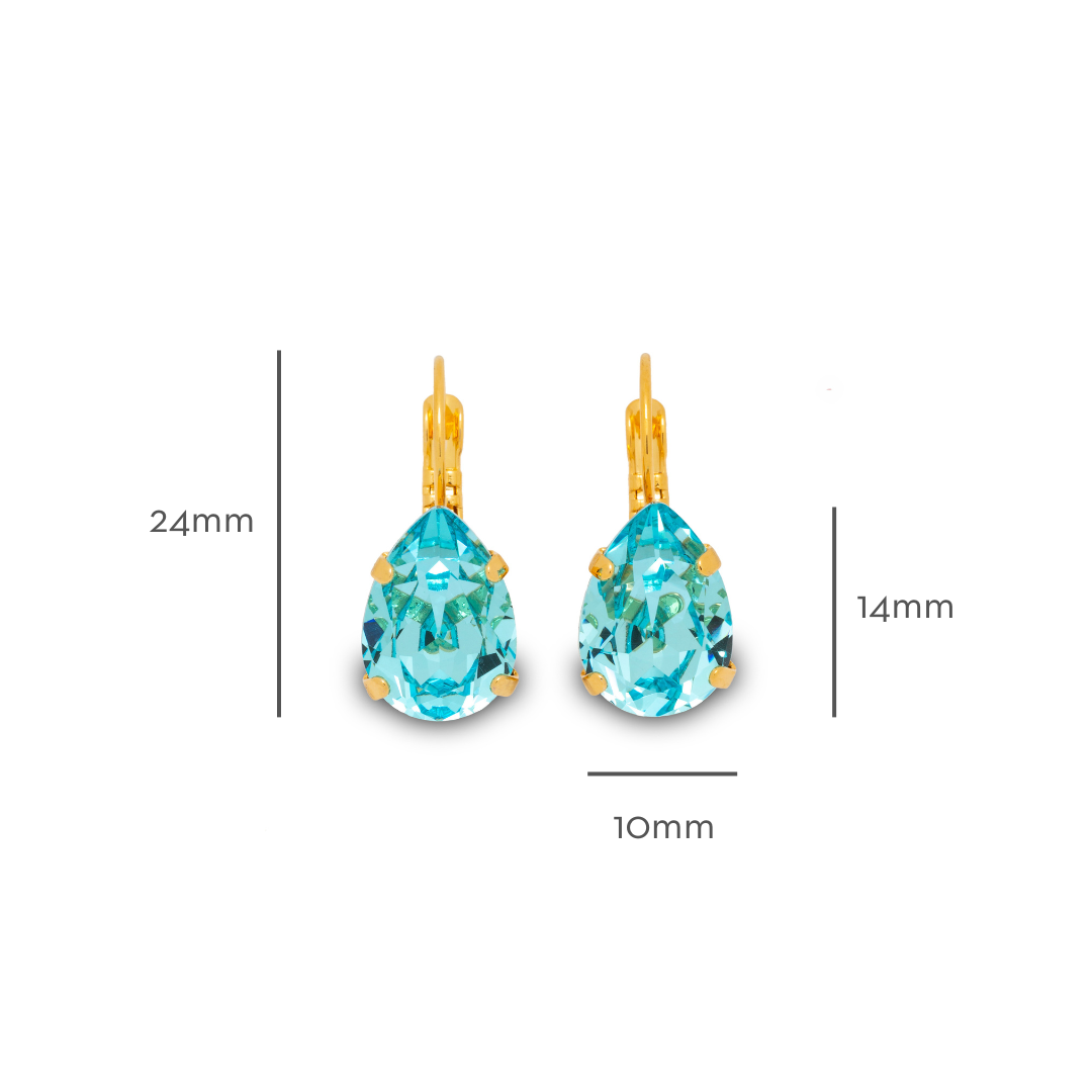 Adele Earrings Aqua