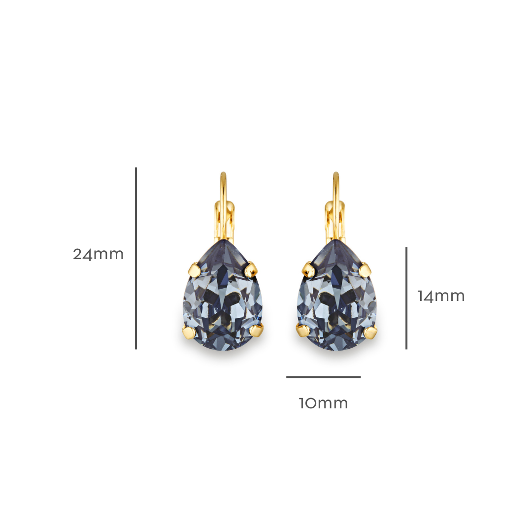 Adele Earrings Denim Blue