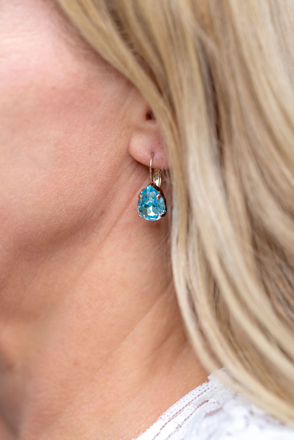 Adele Earrings Aqua