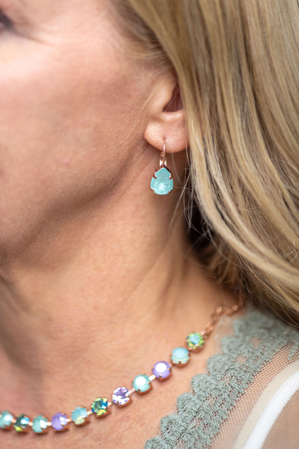 Adele Earrings Soft Mint Ignite