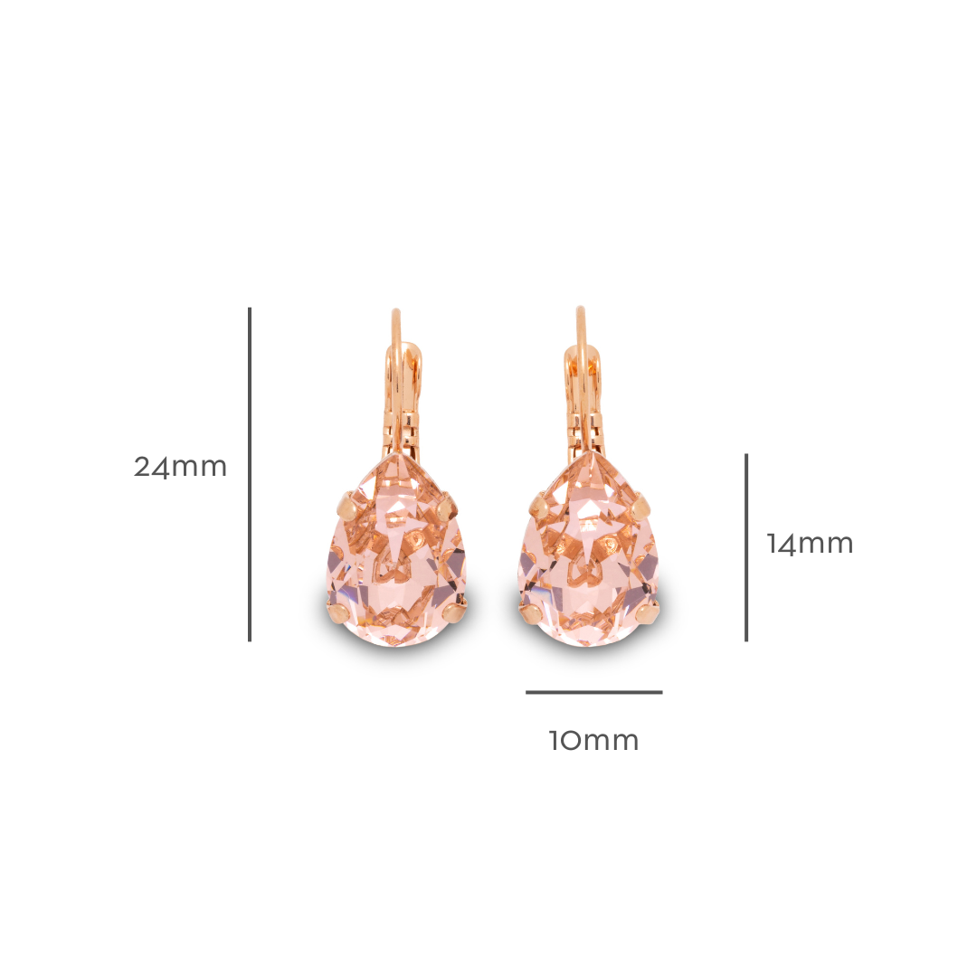 Adele Earrings Vintage Rose