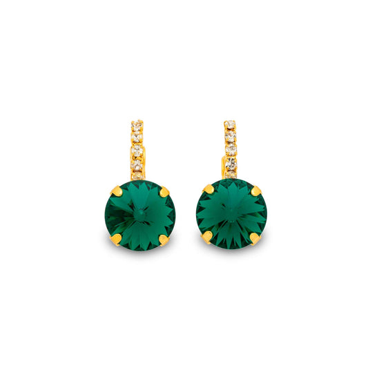 Amelie Earrings Emerald