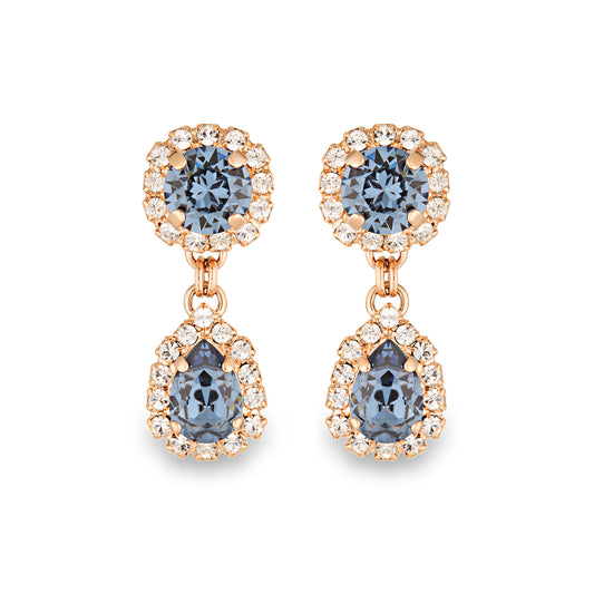 Aria Earrings Denim Blue