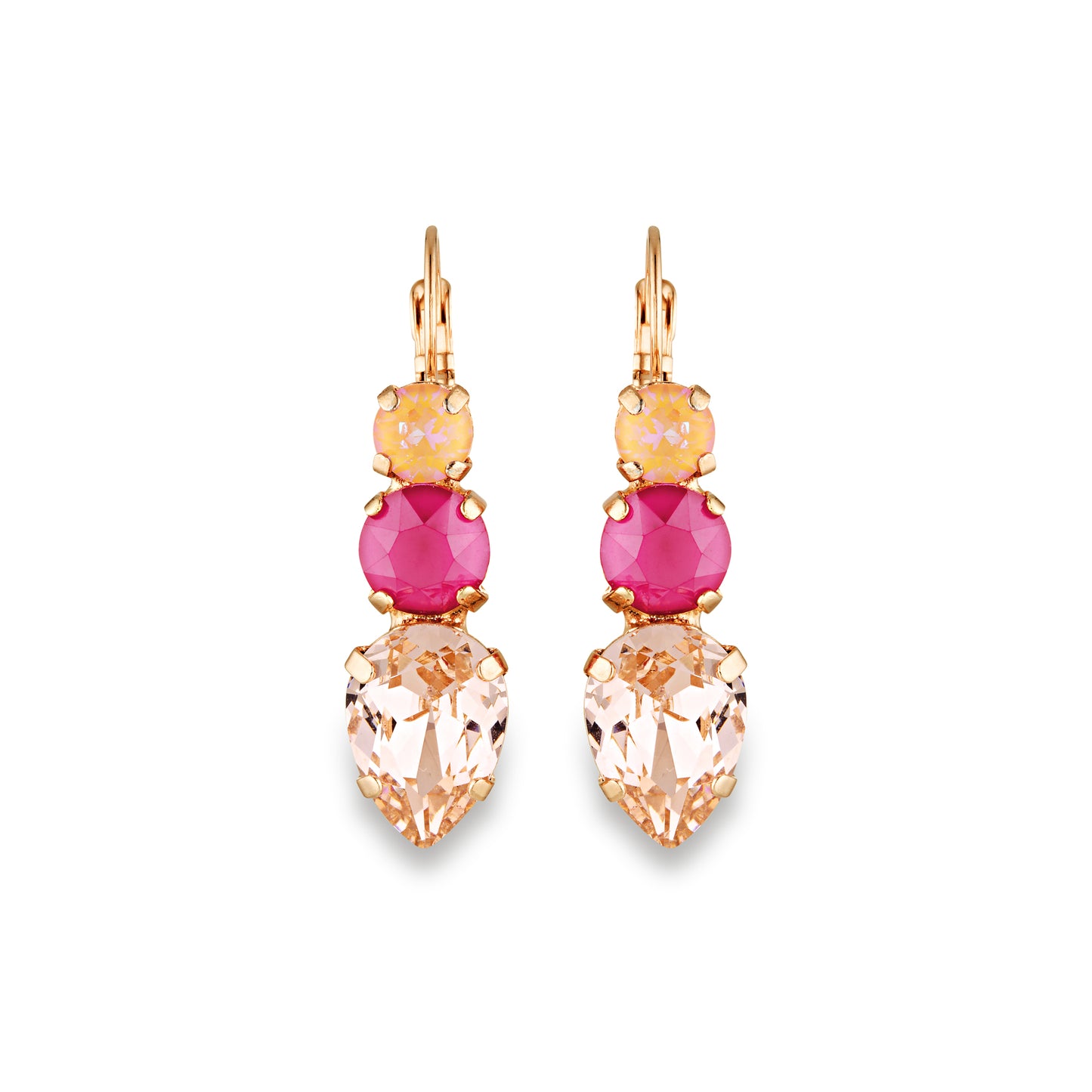 Chanelle Earrings Vintage Rose