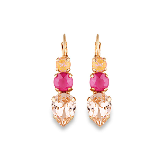 Chanelle Earrings Vintage Rose