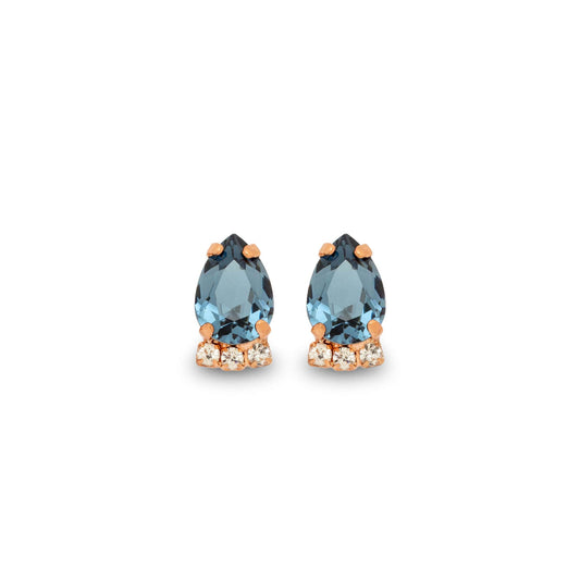 Charlotte Earrings Denim Blue