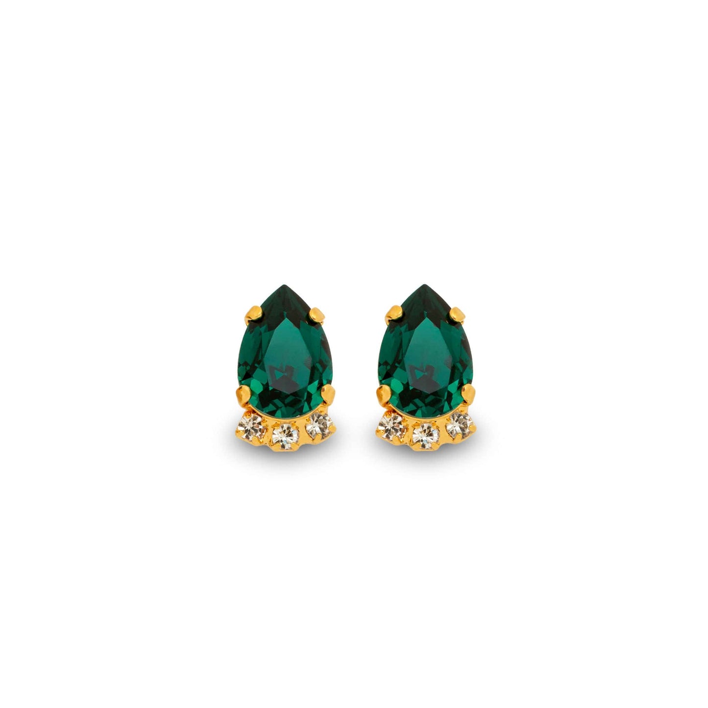 Charlotte Earrings Emerald