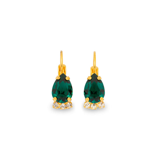 Clementine Earrings Emerald