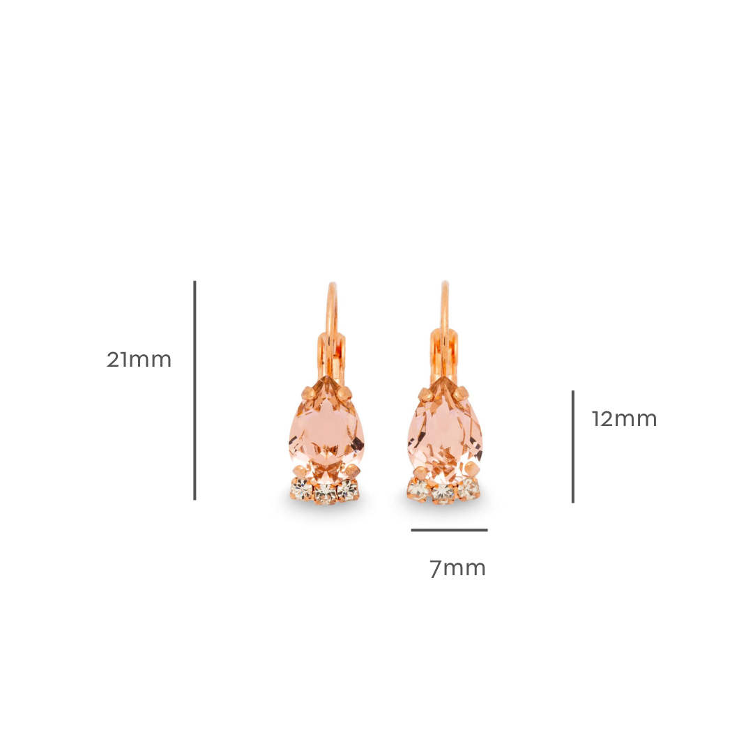 Clementine Earrings Vintage Rose