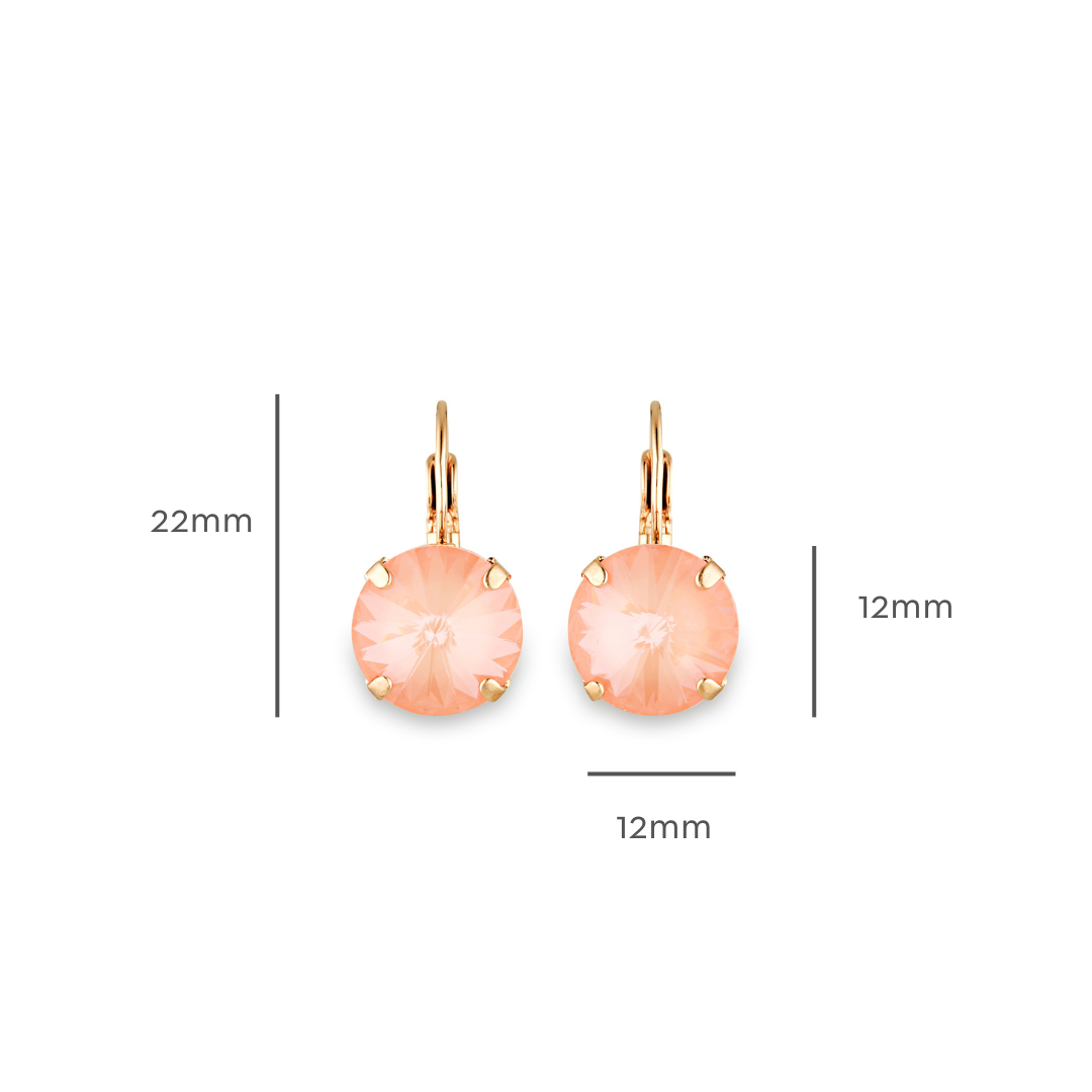 Elise Earrings Flamingo Ignite