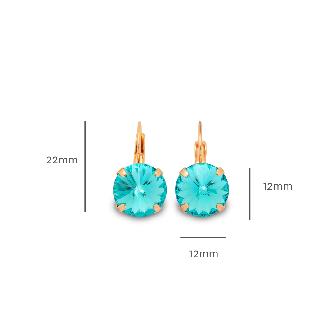 Elise Earrings Light Turquoise