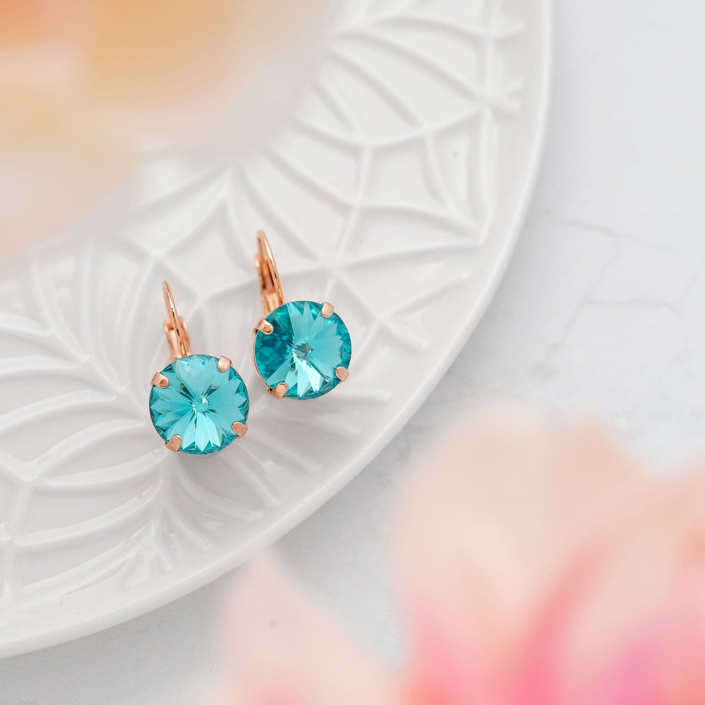 Elise Earrings Light Turquoise