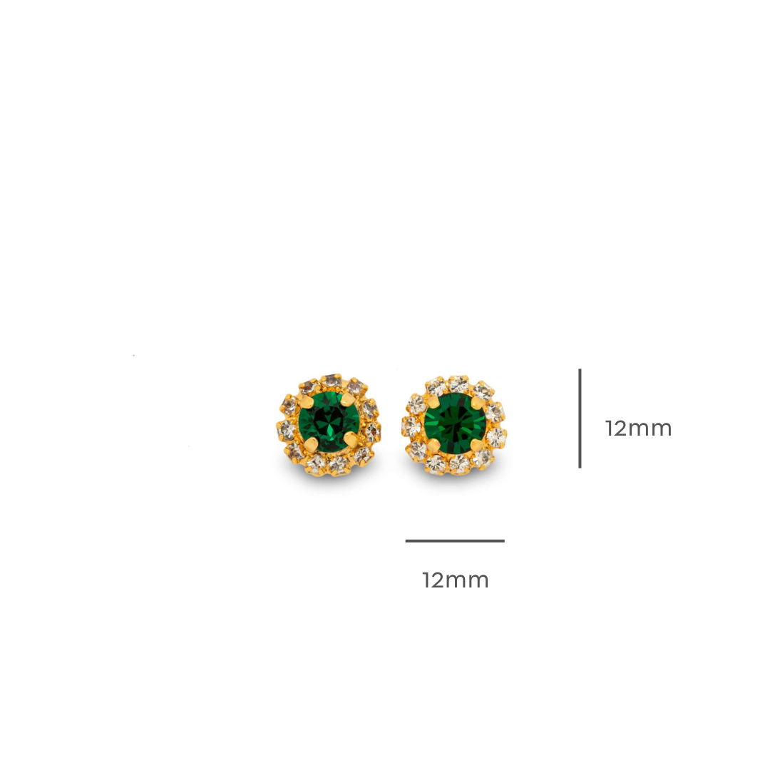 Esme Earrings Emerald
