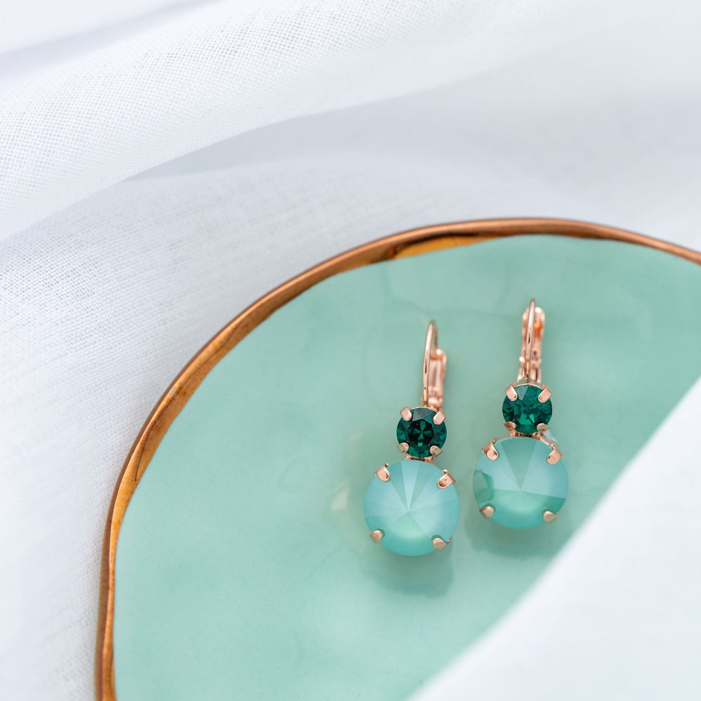 Gisele Earrings Mint Green