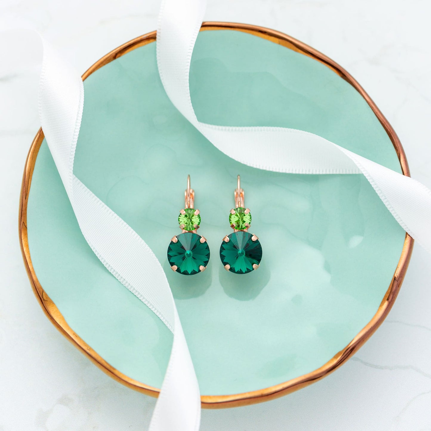 Gisele Earrings Emerald