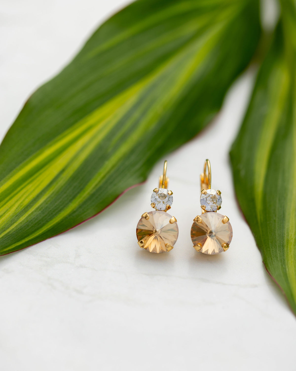 Gisele Earrings Golden Shadow