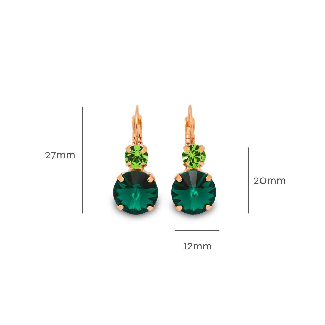 Gisele Earrings Emerald