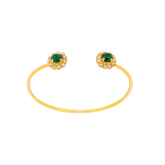 Paris Bracelet Cuff Emerald