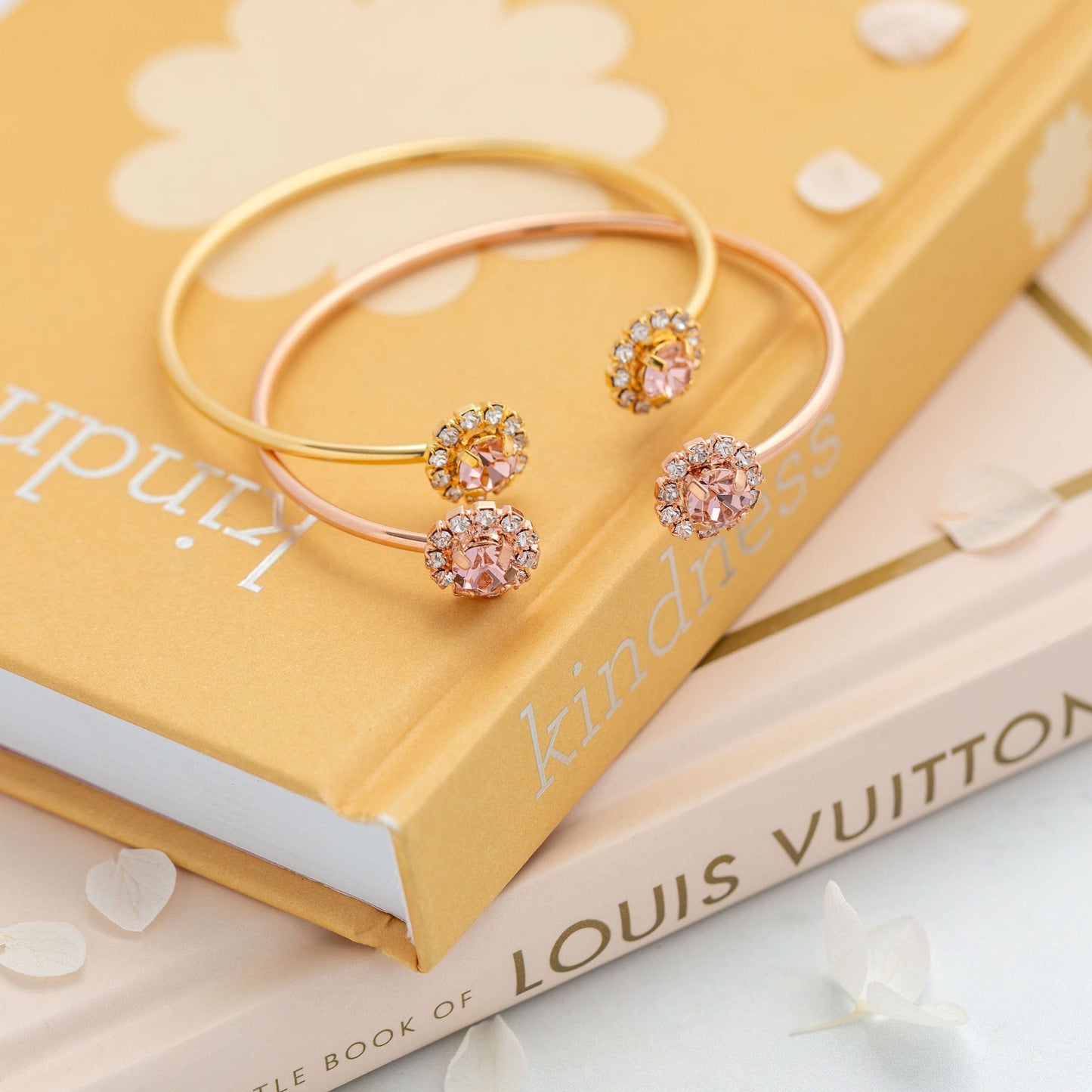 Paris Bracelet Cuff Vintage Rose