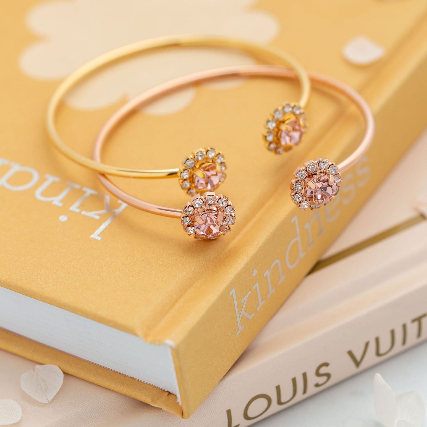 Paris Bracelet Cuff Vintage Rose