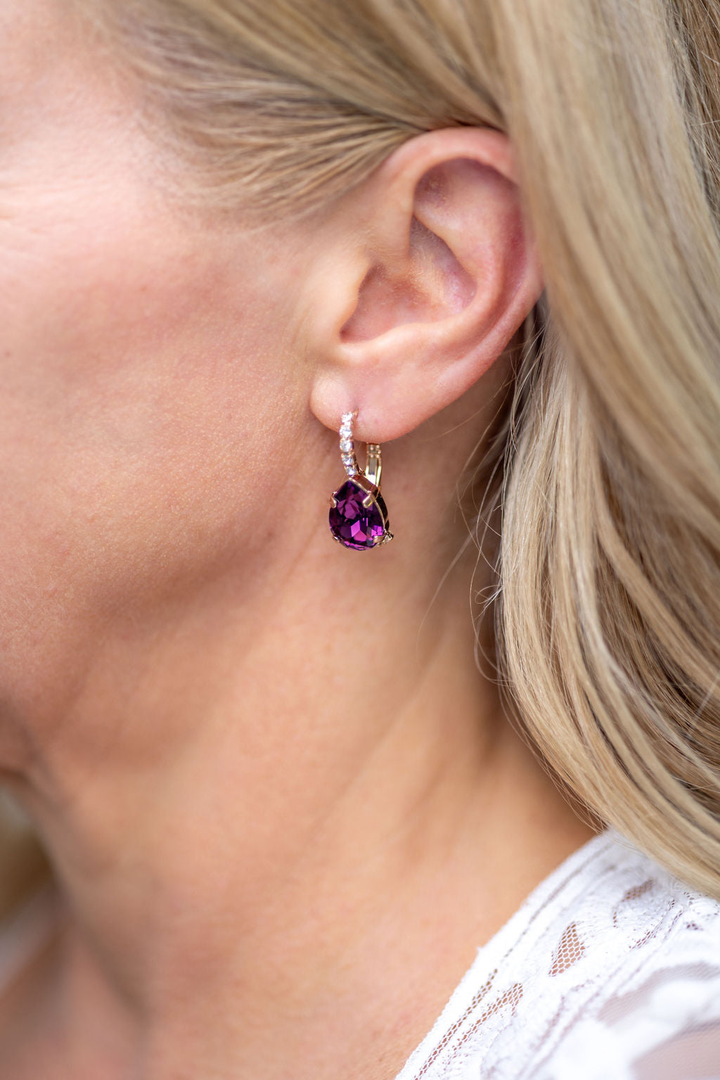 Vivienne Earrings Amethyst