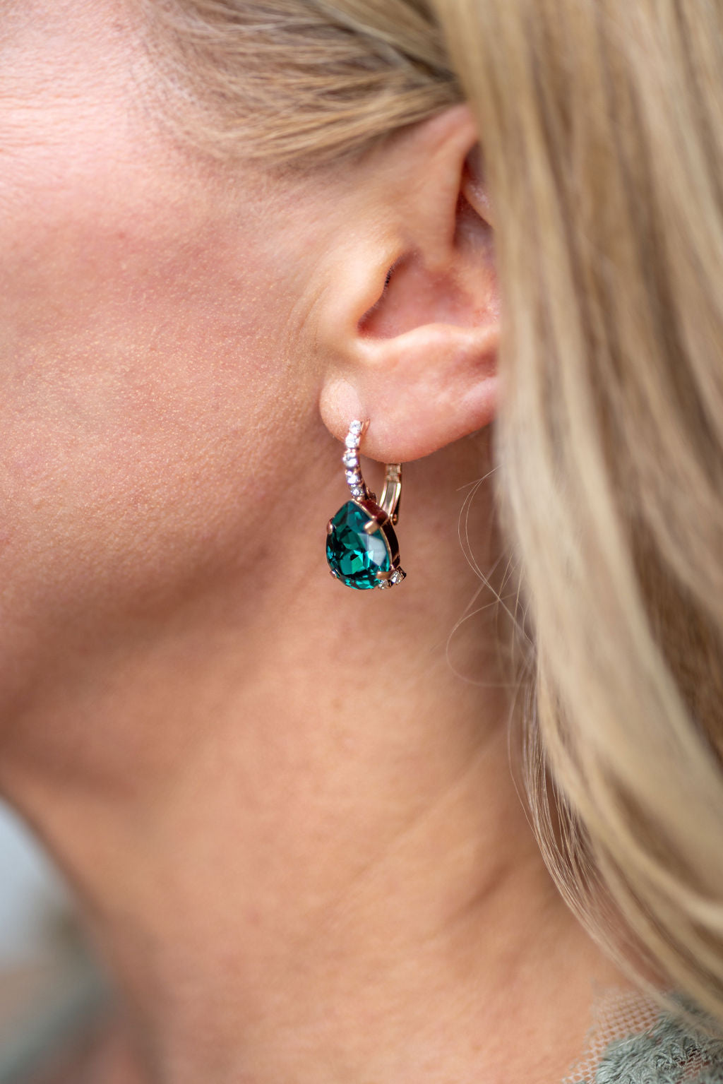 Vivienne Earrings Emerald