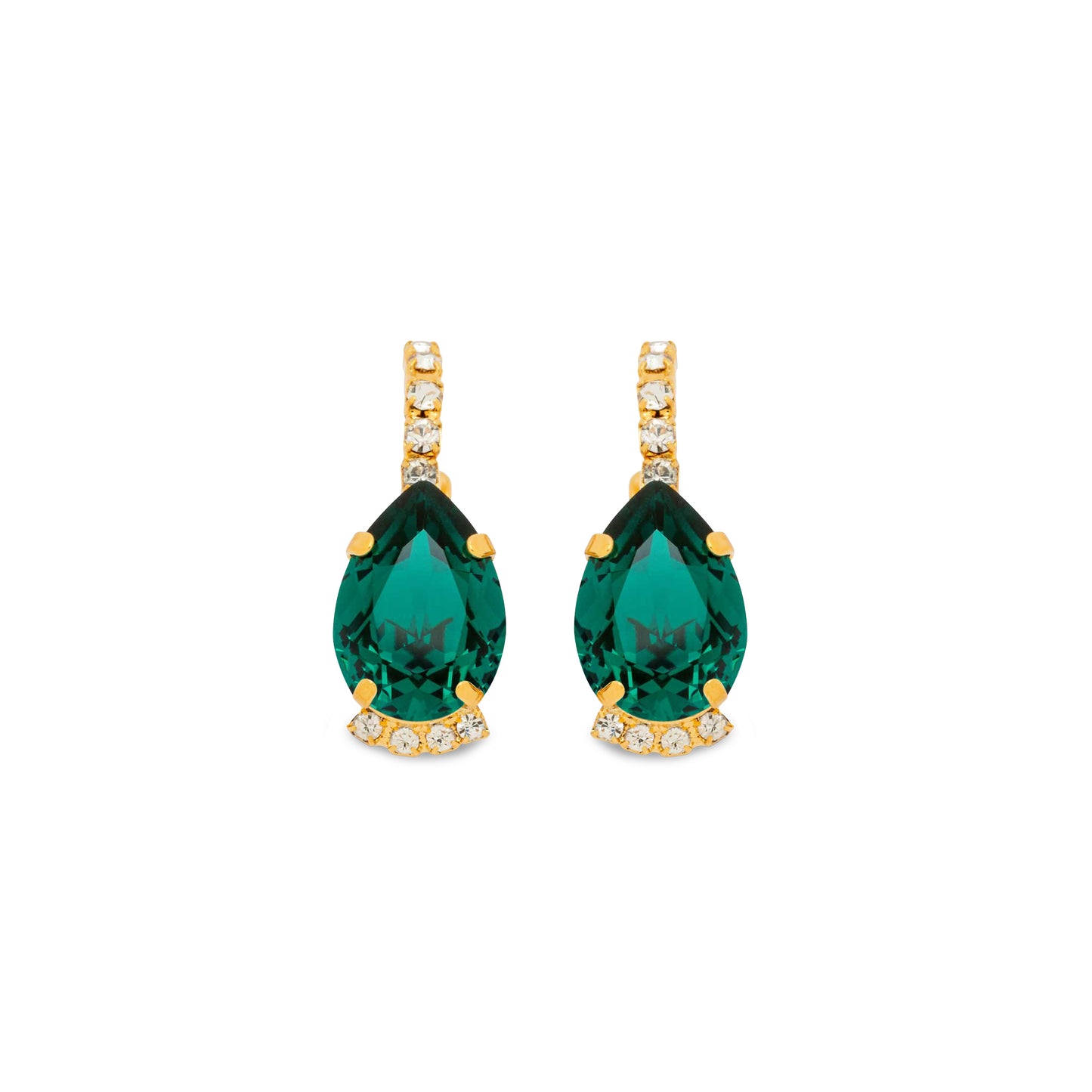 Vivienne Earrings Emerald