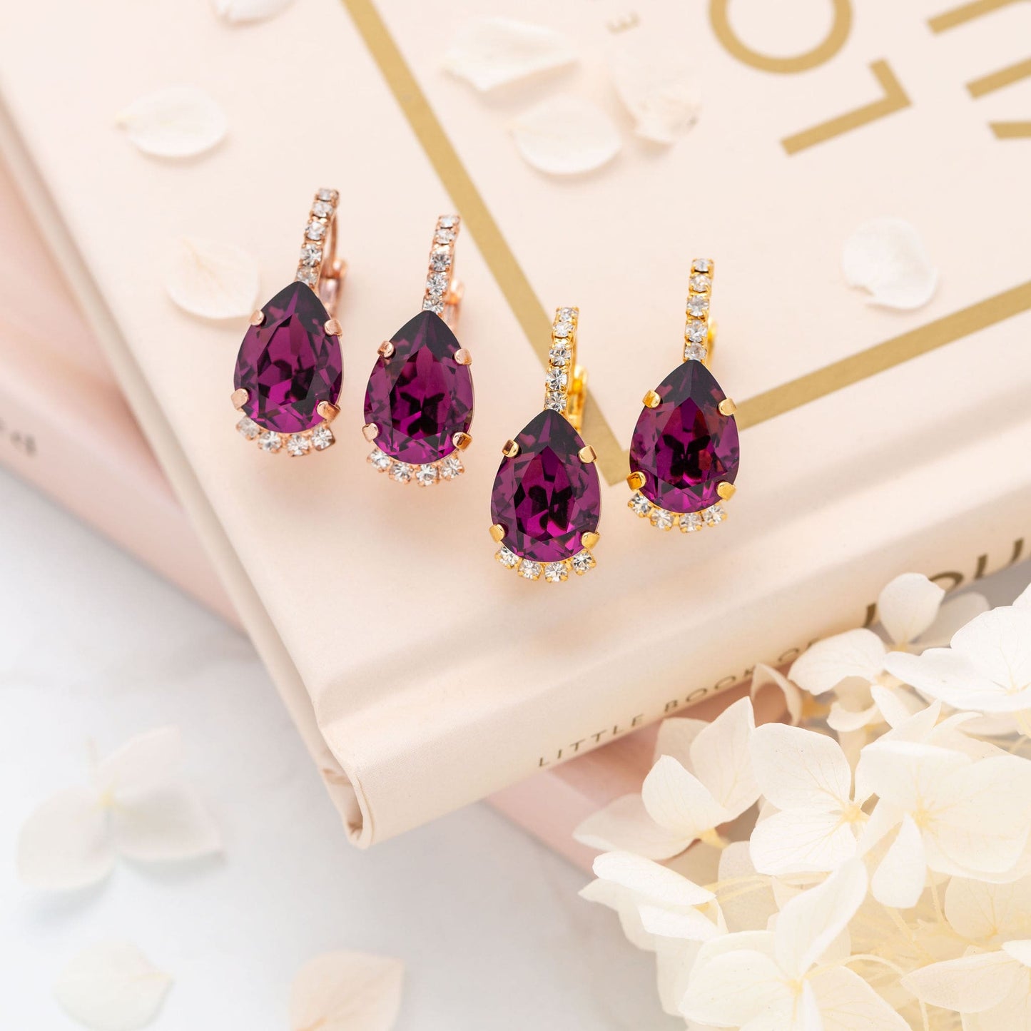 Vivienne Earrings Amethyst