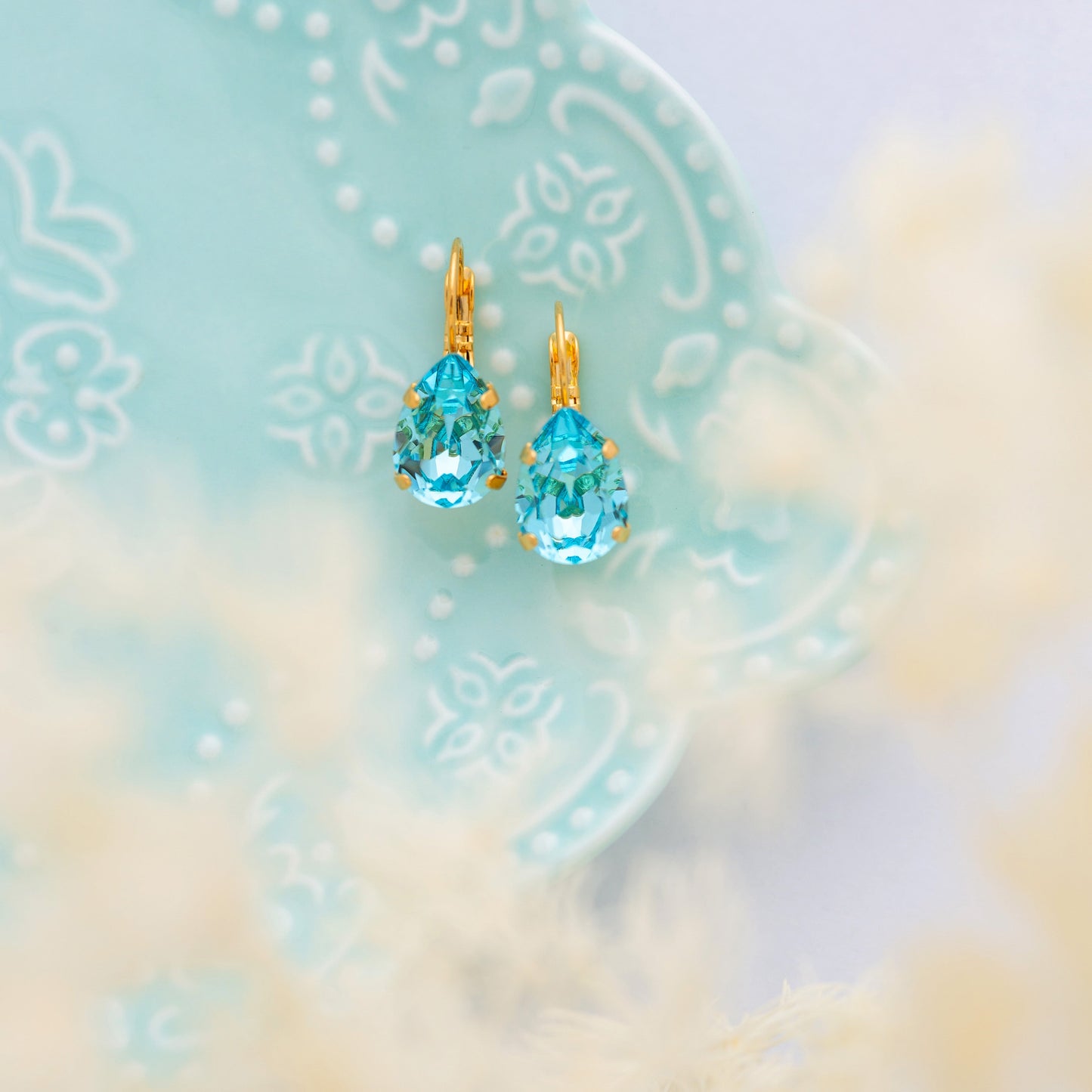 Adele Earrings Aqua